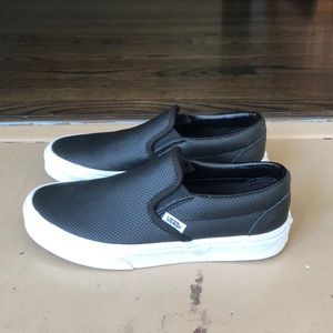 Vans Perf Leather Slip-Ons
